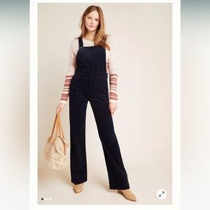 NWT Citizens of Humanity Leena Corduroy Overalls, Black, Size 0